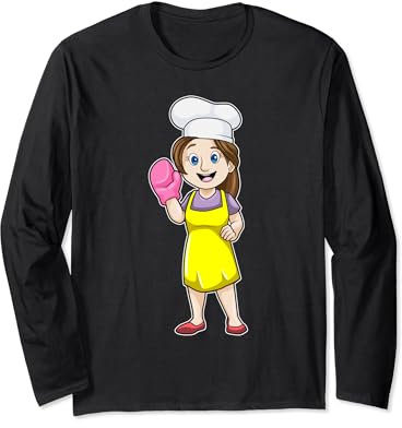 Panadera Panaderia Guantes de cocina Gorro de cocinero Manga Larga