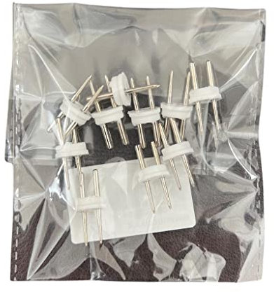 Luccika® Lot de 10 connecteurs de fiches de raccordement pour tubes lumineux LED de Ø 13 mm avec raccord d'alimentation/tube