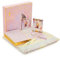 ihvan online Gebetsgeschenk Set für Männer Frauen Muslimischer Gebetsteppich Perlen Taasbih Heiliger Koran Arabisch Muslim Kufi Hut Geschenkset für Ramadan & Eid Rosa