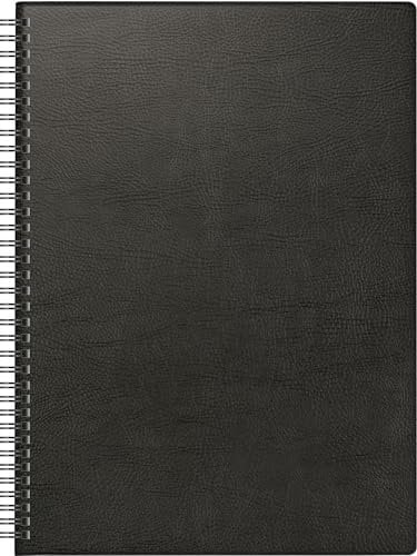 BRUNNEN Buchkalender Mod. 781 2025 | A4, Kunststoff, schwarz