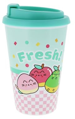 Blueprint Collections Pusheen Travel Mug | 350ml Reusable Coffee Cups | Coffee Cup Travel Mug | Travel Coffee Mug | Pusheen Gifts | Pusheen Stationery