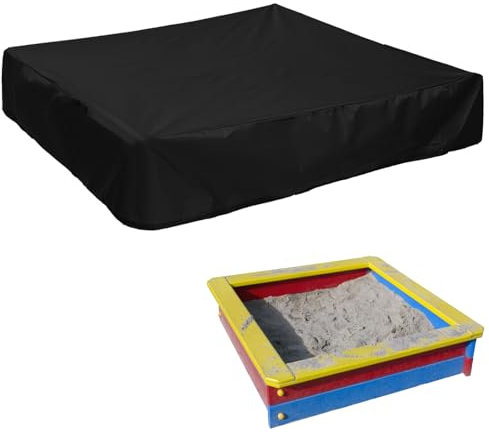 Housse de bac à sable - 150 x 150 x 20 cm - Étanche - Pour bac à sable - Jouet - Avec cordon de serrage - Étanche à la poussière - Pour piscine d'enfants