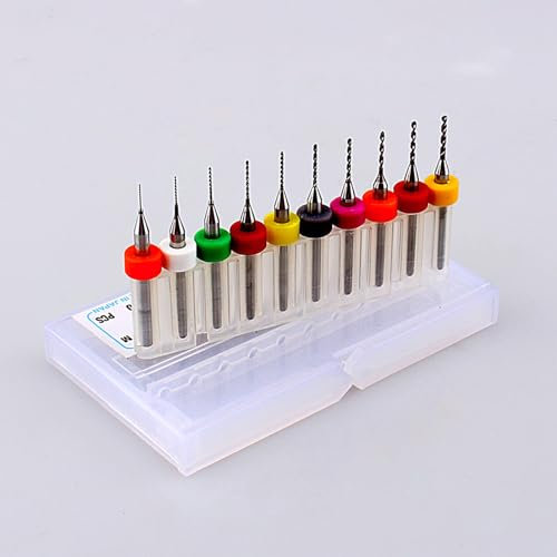 10 Teile/satz Micro Mini, Platine Hartmetall Gravur Spiralbohrer Set PCB Drucken