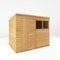 Waltons 8x6 Wooden Garden Shed | Overlap Pent Roof Storage Shed with Window | Durable 8mm Timber Cladding | Outdoor Shed for Tools, Bikes & Garden Equipment | Secure & Weather-Resistant Storage