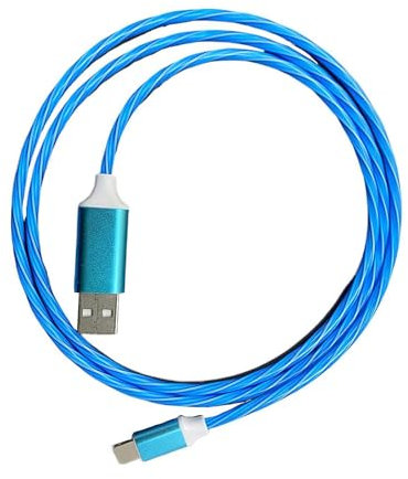 USB Type C Cable,Light Up Fast Charger Charging Cords Type C Cable,Light Up Lightning Cable,LED Light Fast Charging Cable Cord For Samsung Android Type C USB Charger Cord