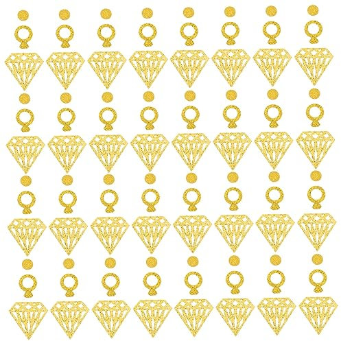 MOBUTOFU Goldenes Konfetti Für Hochzeitsfeiern Dekorationen Für Tischballonfüller