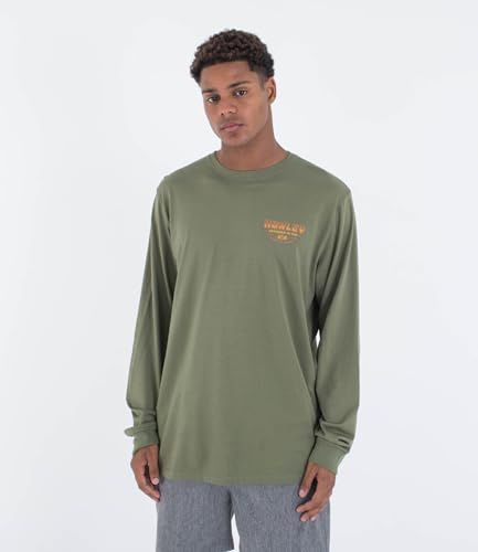 Hurley Herren Customs Ls T-Shirt (1er Pack)