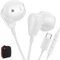 USB C Headphones for Google Pixel 9a Galaxy A16 A56 A36 S24 S25 USB Type-C Earbuds for iPhone 16 15 iPad 10th Gen Wired Earphones Microphone Volume Control Noise Isolating HiFi Stereo Headset White