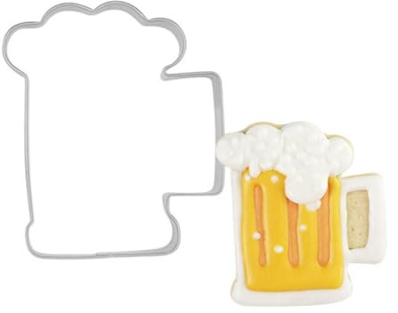 Warmhm 4stücke Teiliges Sets Edelstahl Keksausstecher Im Bierbecher-design Diy Plätzchenformen Für Kreative Bäckerei Langlebiges Backzubehör Zum Ausstechen Von Keksen Für Zuhause