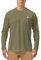 Roadbox Men's UPF 50+ UV Sun Protection Shirts, Long Seleeve Swim Rash Guard Quick Dry, SPF Breathable Gym T-Shirt for Running Hiking Fishing Khaki