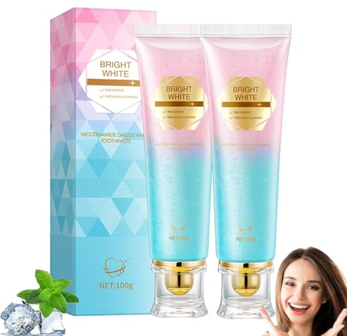 Niacinamide Whitening Toothpaste, Whitening Zahnpasta, Zahnpasta Weisse Zähne, Whitening Mousse Toothpaste, Whitening Zahnpasta fördert eine natürliche Zahnaufhellung&Frischer Atem (2)