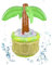 ARTGUTS Aufblasbarer Getränkehalter, Aufblasbare Palme Getränkekühler für Pool, 40 cm Getränkehalter Pool, Große Kapazität Floating Coasters Aufblasbar Pool Getränkehalter für Pool Party Wasser Spaß