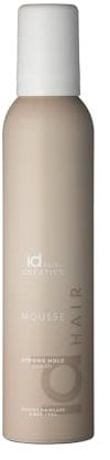 IdHAIR Creative Mousse – Starkes Volumen und Halt, vegan, Curly Girl geeignet, 250 ml