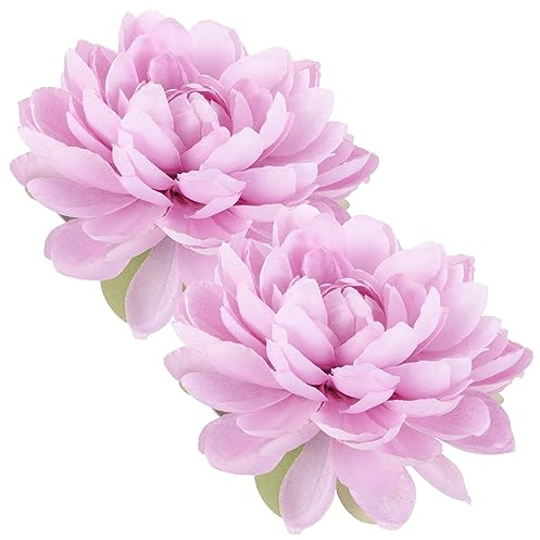 SOLUSTRE Vorhangclip Blume 2 Stück Gardinen Clip Blume Vorhangklammern Für Dünne Vorhänge Vorhangschnalle Ohne Bohren Für Schlafzimmer Wohnzimmer Büro Und Badezimmer