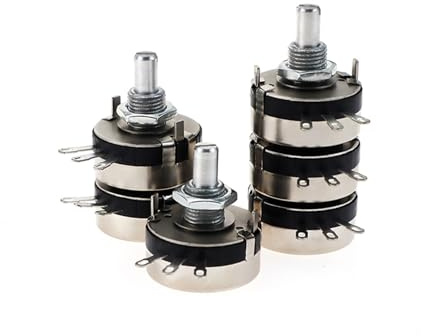 Einstellbares Potentiometer WTH118 2 W Dual Triple Solid State 10K2K2 4K7220K470680K1M (B4K7 Ohm, Dreifach-Potentiometer)