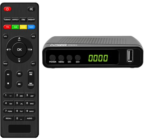 Rastapulz 265 DVB-T2 Digital-TV-Empfänger DVB-T2 Full HD Digitaler Terrestrischer TV-Decoder DVB-T2 Set-TOP-Box EU-Stecker