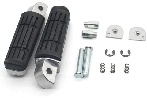 repose-pieds pliables Repose-pieds avant et arrière pour moto, compatibles avec les pédales Yamaha R1, XJ6, FZ6, MT07/09, FZ8, FZ1, FJR1300 Pédale moto ressort(Rear pedal)