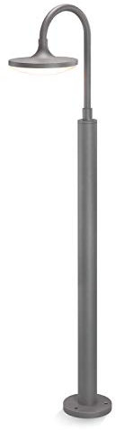 Esotec Moderne LED Wegeleuchte Lichtfarbe warmweiß 3000K, Leistung 10 Watt und 900 lm Lichtstrom, Abmessungen (B x H x T): 16 x 100 x 11,7 cm, Außen Standlampe Schutzart IP54, 201170