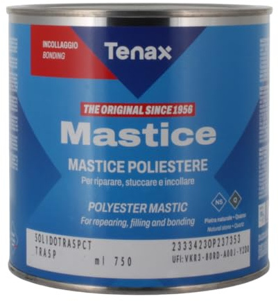 Transparent Solid Mastic Tenax ML. 750