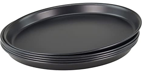 GVK ECO 5 teglie per pizza rotonda, in lamiera blu, Ø 30 cm, qualità professionale