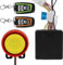 Sistema de Alarma de Motocicleta, Sistema de Seguridad de Arranque de Motor antirrobo de 12V 125dB con Control Remoto Dual para Motocicleta