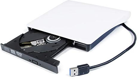 Portátil USB 3.0 externo DVD CD ROM unidad óptica, para Dell XPS XP S 13 15 9360 7590 9560 9570 2016 2017 2018 2-en-1 pantalla táctil Ultrabook portátil, 8X DVD-RW 24X lector de reproductores de CD-R