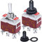Taiss 2 pezzi interruttore momentaneo a levetta 3 Posizioni DPDT (ON)/OFF/(ON) 6 Pin Interruttore a Bilanciere 10A 220V-250V AC con Cappuccio Impermeabile per Auto Camion Barca Ten-223