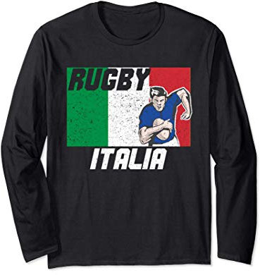 Italien rugby-trikot 2021 Italy Rugby Langarmshirt