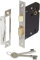 Haven Heritage Door Handles, Mortice Door Lock Lever Nickel-Plated Mortice Sashlock 65mm - Key Locking Door Security for Internal and External Doors, Sash Lock Mechanism, Door Lock with Key
