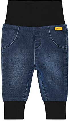 Steiff Unisex Baby confy Jeans, Mood Indigo, 86