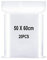 Resealable Clear Plastic Bags, Sealed Bag, Storage Bag, Press Seal Bags, Thickening and Durable, Apply to Quilts, Blankets, Clothing Storage ect. 19.7x23.6(50x60cm) 20PCS