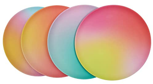 C.R. Gibson Melamine Plate, Standard, Multicolor