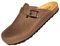 GONKOS®, Zuecos de Piel con Plantilla de Corcho, Piel Autentica, Corcho Natural, Hebilla Ajustables al Pie, Sandalias Hombre/Mujer, Sandalias de Calidad Hechas en España, Color Marron Talla 41