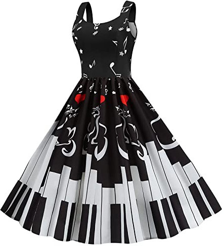 Women Dresses Sale Clearance,Womens 1950s Vintage Polka Dots Dress Spaghetti Strap Midi Dress Retro Swing Princess Tea Party A-line Dress Audrey Hepburn 50's 60's Evening Party Dance Gown with Belt