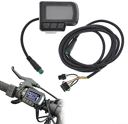 Fahrrad Display Meter, 6pin E-Bike EN06 LCD Display Bedienfeld 24-48V für Elektrofahrrad Roller