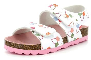 KICKERS Garçon Unisex Kinder SUMMERKRO Sandale, Blanc Cerise, 24 EU