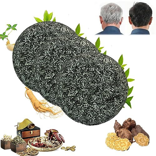 Mane Gray Reverse Bar - Spartan Grey Hair Reverse Bar, Mane Gray Reverse Shampoo Bar, Spartan - Gray Hair Reverse Bar, Gray White Hair Repair for Women and Men (3 Pcs)