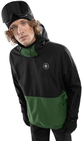 SIROKO - Snowboardjacke W1 Evergreen - M - Schwarz/Grün