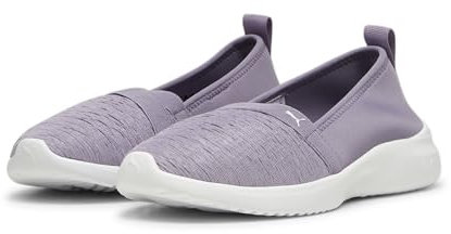 PUMA Zapatos Slip on Mujer Adelina 41 Pale Plum Feather Gray White Purple