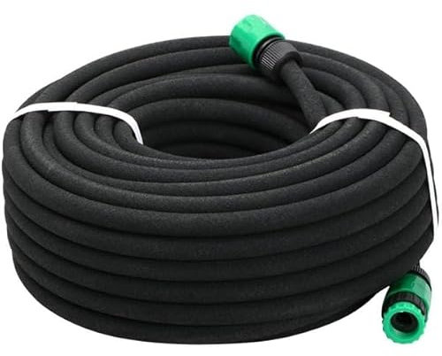 Soberine Tubo Poroso per Irrigazione Gocciolante 50 metri Orto a Goccia 16 mm Giardino