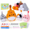 Häkelset für Anfänger und Erwachsene - Tier-Katzen-Set Mit Schritt-für-Schritt-Video-Tutorials, 4-Teiliges Strickset, Überraschungsgeschenk für Kinder