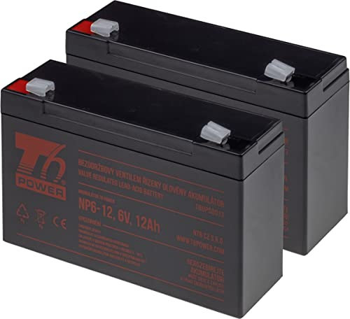 T6 Power Batterie pour Eaton One UPS 650 VRLA 6 V