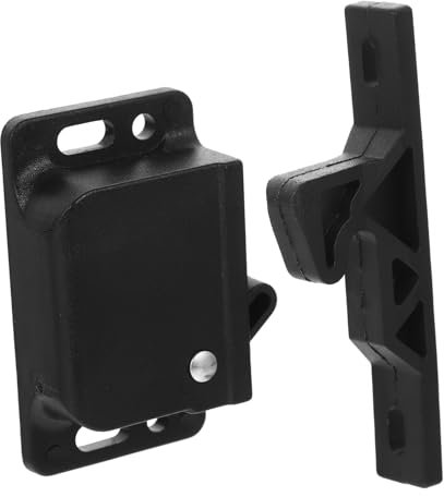 FUNOMOCYA Abs Side Mounted RV Cabinet Door Latch Grabber Catch for Motorhome Drawer Push to Open Latch Safety Proof Easy Installation for Home Office