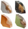 Acrylic Coffee Filter Holder with Dustproof Cover, Paper Dispenser Rack, Storage for 100pcs Coffee Filters (Yellow)