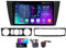 ZZPHKK Android 13 Auto Radio Player 2 Din 9 Zoll Touchscreen für BMW 3-Series E90 E91 E92 2005-2013 Built-in Video Devices/FM RDS DAB+ Radio/Bluetooth/CarPlay Android Auto/Lenkradsteuerung(NF-1)