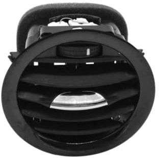 Rejilla Aire Acondicionado para Opel para Corsa D para Adam 2201099 13417363 Rejilla Ventilación Interior con Salida Aire Acondicionado para Salpicadero Negro/Cromado Salida Aire Coche(1PCS Chrome)