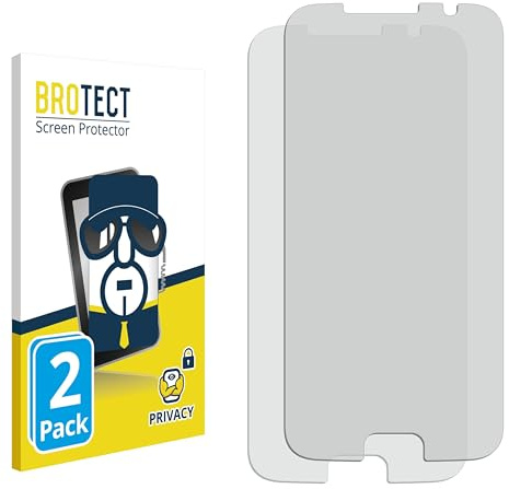 BROTECT (2 Stück Anti-Spy Blickschutzfolie für Samsung Galaxy S6 Privacy Screen Protector [Displayschutz-Folie, Sichtschutz, Blaulichtfilter]