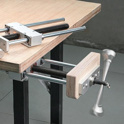 Étau d'établi très résistant, étau avant en bois pour raboter, banc, table de travail, étau de table pour armoire