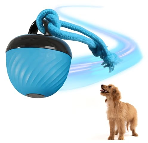 SPERMUOY Interaktives Hundespielzeug,Hundespielzeug Spielball für Hunde Zauberball Hund mit Schwanz, Hund Spielball für kleine/mittlere Hunde
