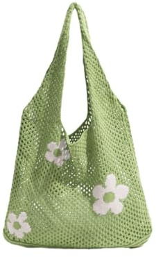Osmond Reusable Mesh Shopping Bag Woven String Handbag Fruit Vegetables Storage Reticule Net Woven Bag Shop Grocery Tote C